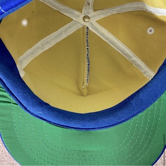 Vintage Blue Oddfellows Foam Trucker Hat - Picture 8 of 9